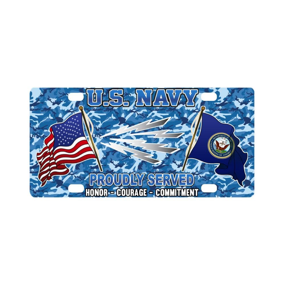 U.S Navy Radioman Navy RM - Classic License Plate-LicensePlate-Navy-Rate-Veterans Nation