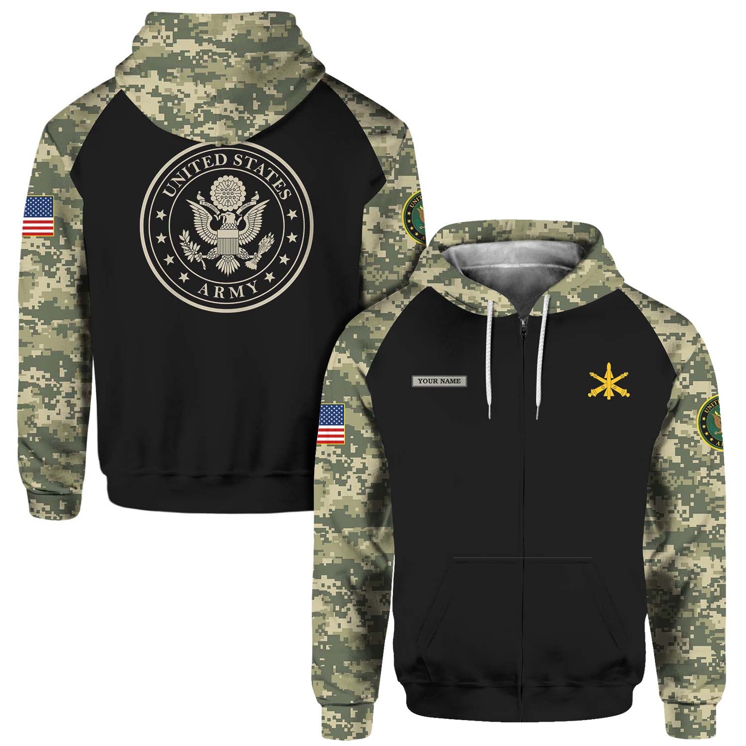 Personalized camo clearance hoodies