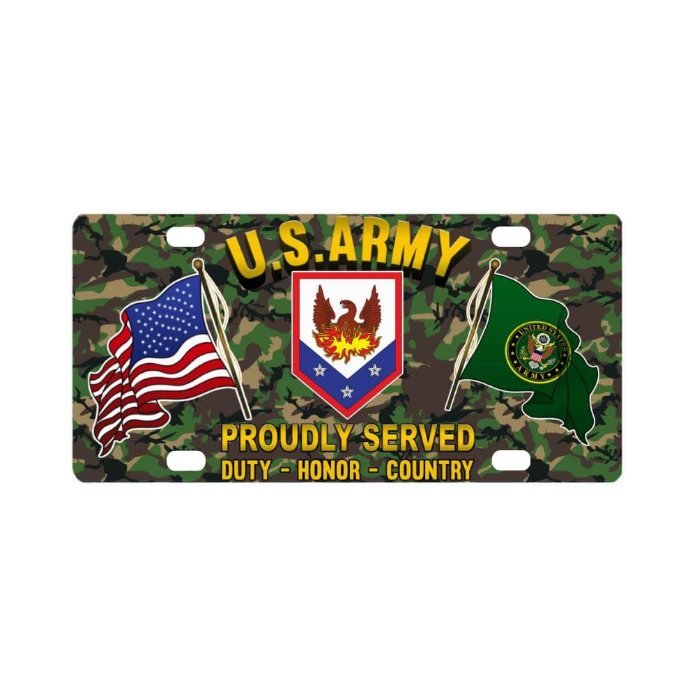US ARMY 110 MANEUVER ENHANCEMENT BRIGADE- Classic License Plate-LicensePlate-Army-CSIB-Veterans Nation