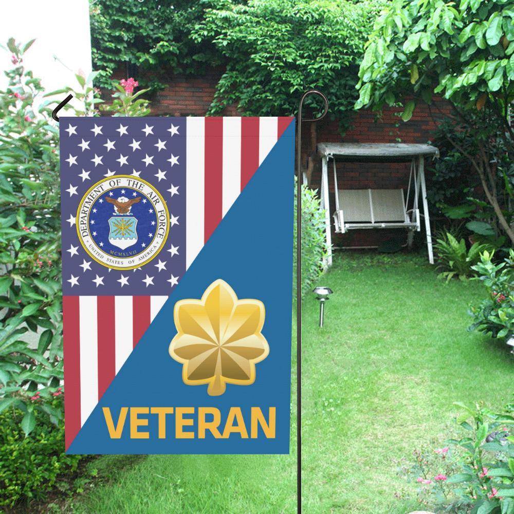 US Air Force O-4 Major Maj O4 Field Officer Veteren House Flag 28 inches x 40 inches Twin-Side Printing-HouseFlag-USAF-Ranks-Veterans Nation