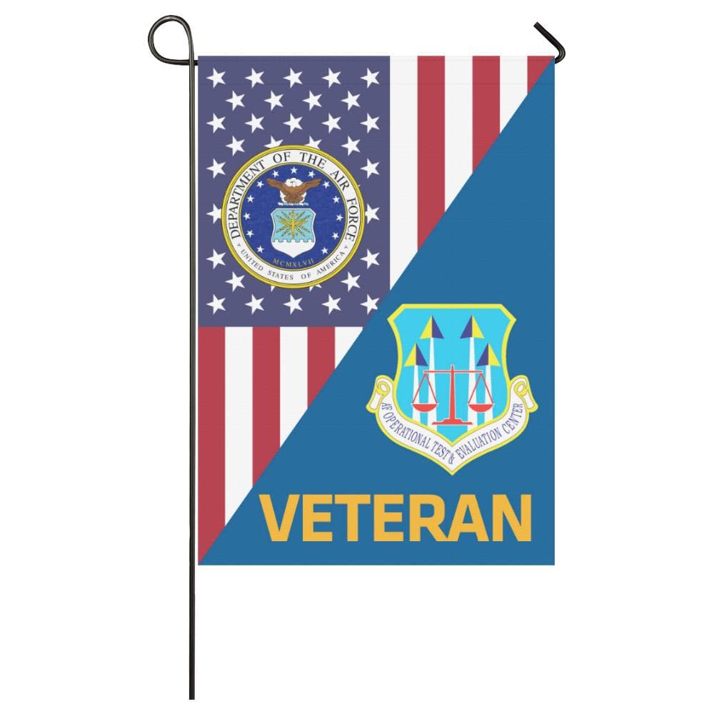 US Air Force Operational Test and Evaluation Center Veteran House Flag 28 inches x 40 inches Twin-Side Printing-HouseFlag-USAF-Shield-Veterans Nation