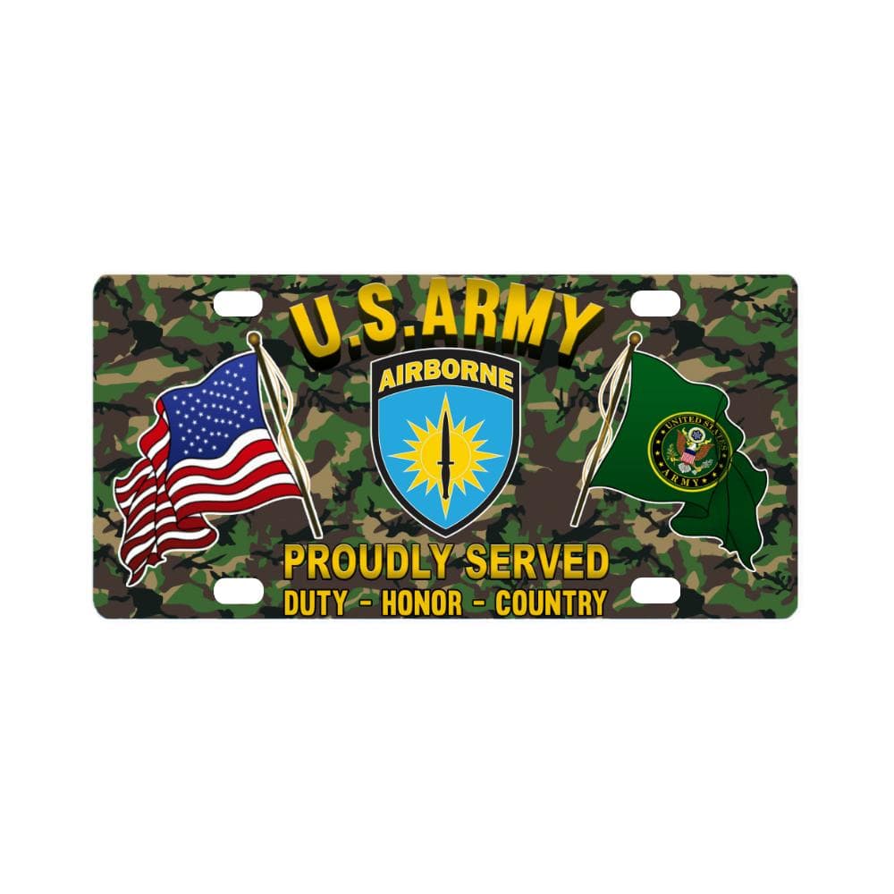 US ARMY SPECIAL OPERATIONS COMMAND PACIFIC- Classic License Plate-LicensePlate-Army-CSIB-Veterans Nation