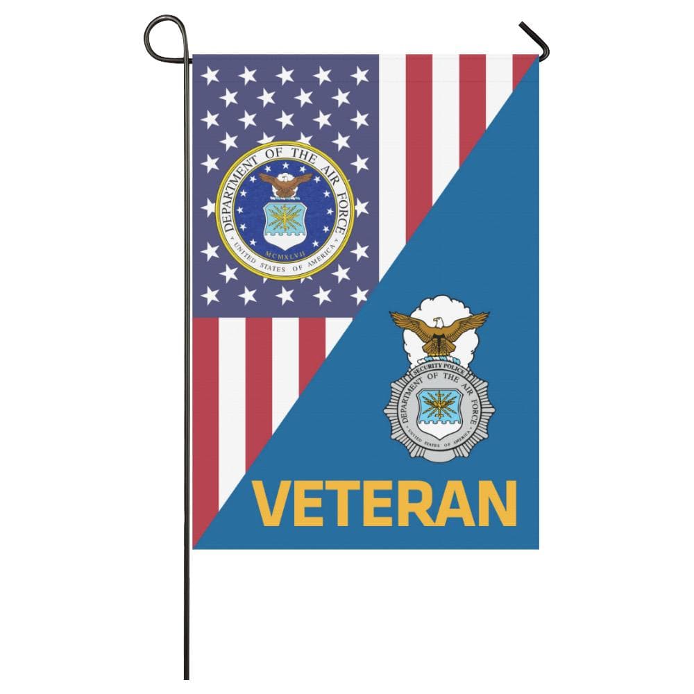 US Air Force Security Police Veteran House Flag 28 inches x 40 inches Twin-Side Printing-HouseFlag-USAF-Shield-Veterans Nation