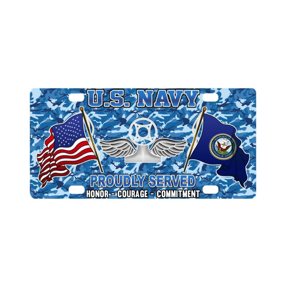U.S Navy Air Traffic Controller Navy AC - Classic License Plate-LicensePlate-Navy-Rate-Veterans Nation