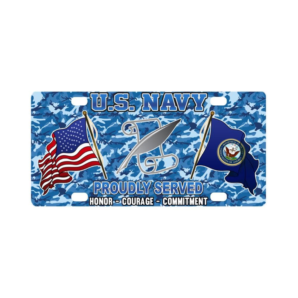 U.S Navy Journalist Navy JO - Classic License Plate-LicensePlate-Navy-Rate-Veterans Nation