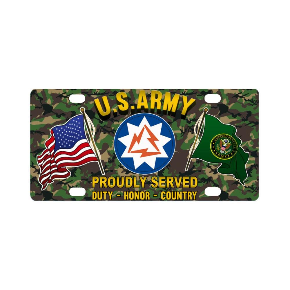 US ARMY 93RD SIGNAL BRIGADE - Classic License Plate-LicensePlate-Army-CSIB-Veterans Nation