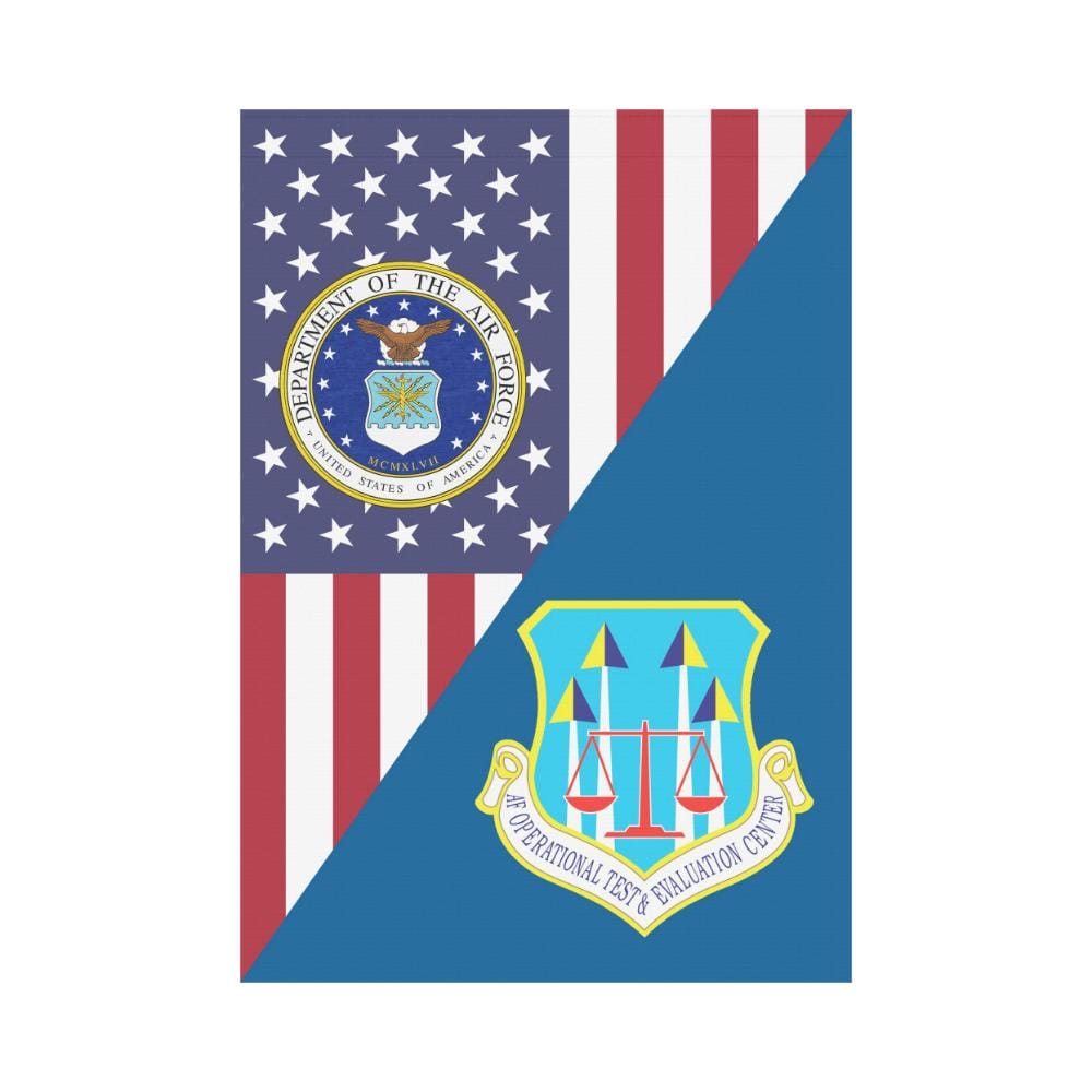 US Air Force Operational Test and Evaluation Cente House Flag 28 inches x 40 inches Twin-Side Printing-HouseFlag-USAF-Shield-Veterans Nation