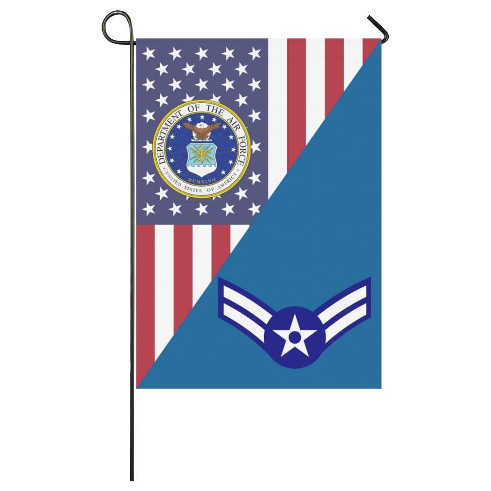 US Air Force E-3 Airman First Class A1C House Flag 28 inches x 40 inches Twin-Side Printing-HouseFlag-USAF-Ranks-Veterans Nation