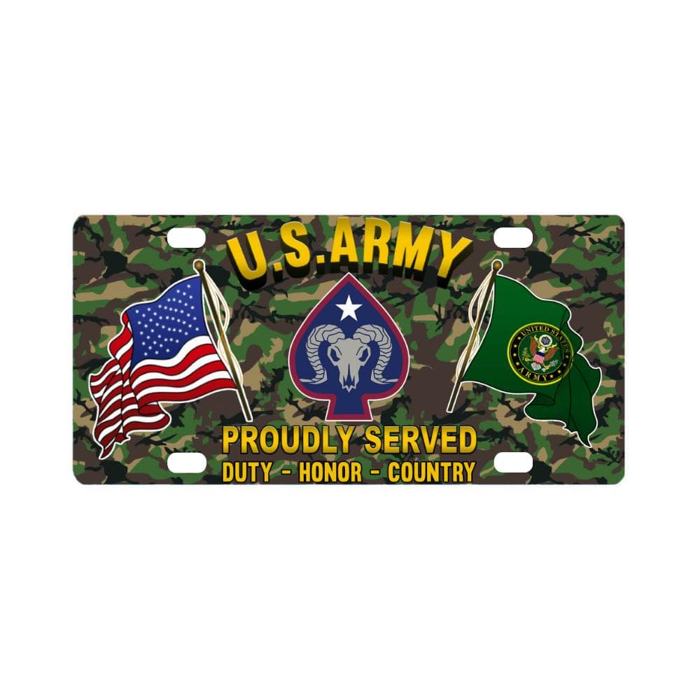 US ARMY 17TH SUSTAINMENT BRIGADE- Classic License Plate-LicensePlate-Army-CSIB-Veterans Nation
