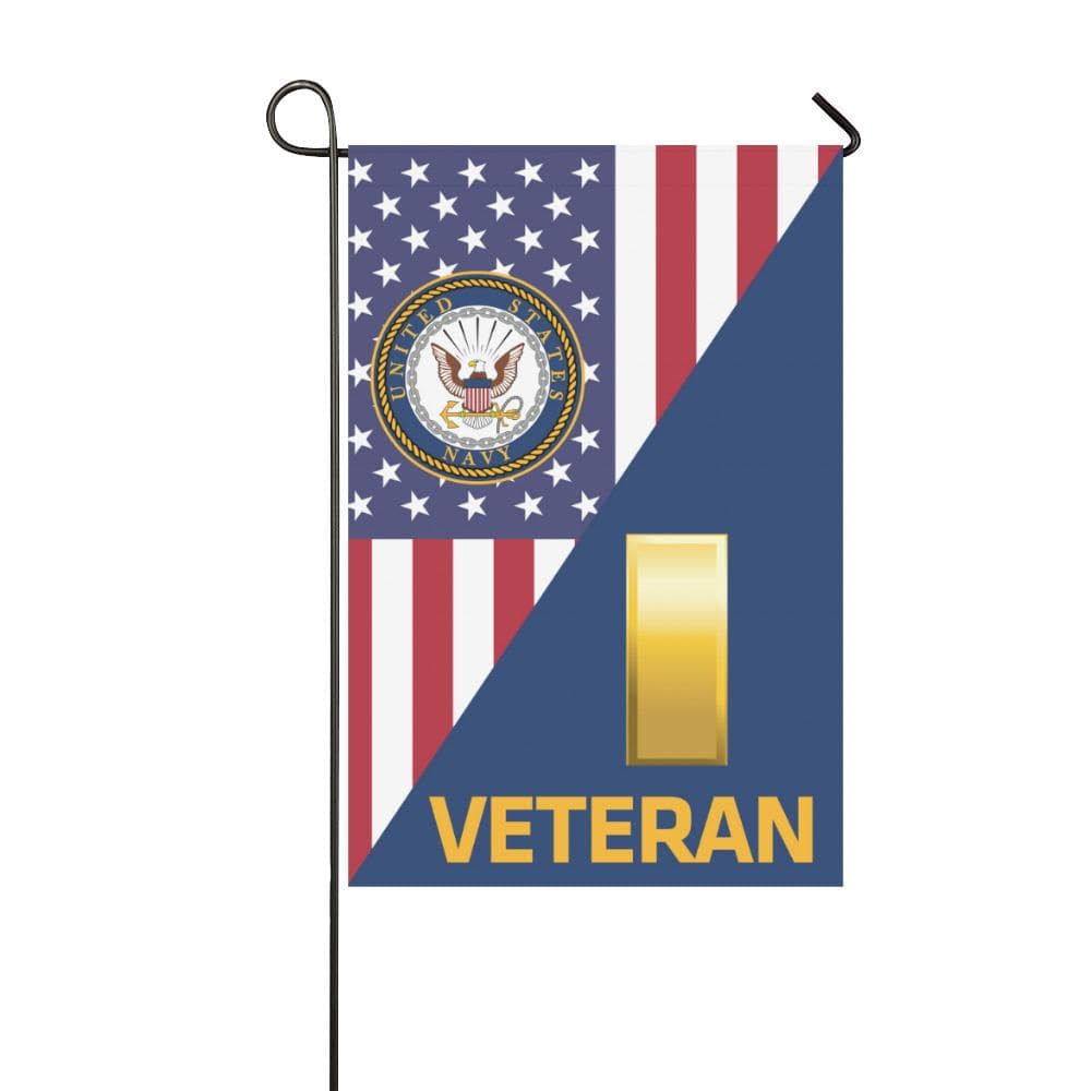 US Navy O-1 Ensign O1 ENS Junior Officer Veteran Garden Flag/Yard Flag 12 inches x 18 inches Twin-Side Printing-GDFlag-Navy-Officer-Veterans Nation