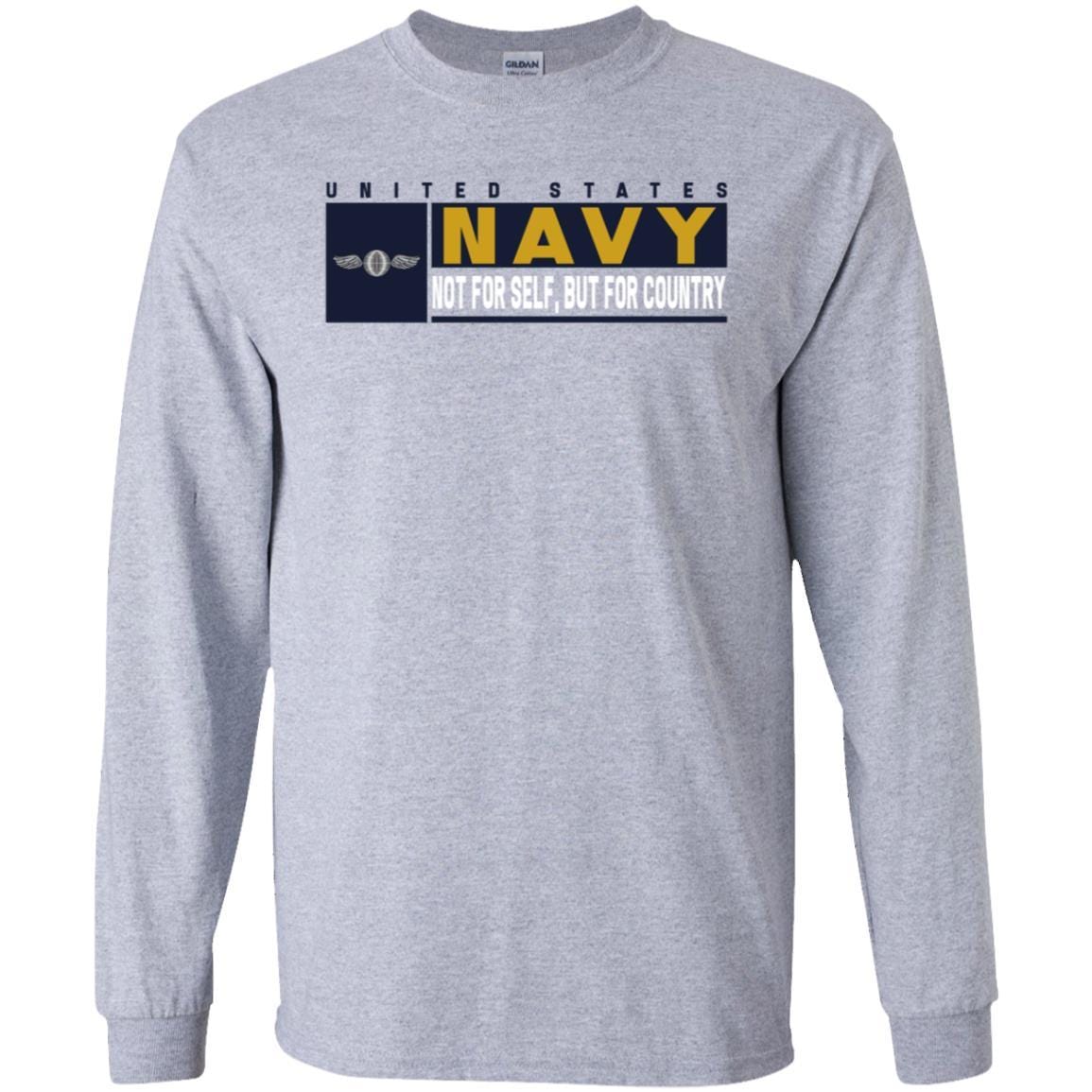 Navy Aviation Electricians Mate Navy AE- Not for self Long Sleeve - Pullover Hoodie-TShirt-Navy-Veterans Nation