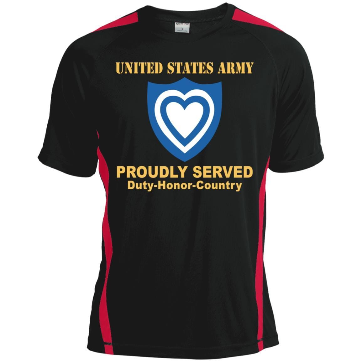 US ARMY XXIV CORPS- Proudly Served T-Shirt On Front For Men-TShirt-Army-Veterans Nation