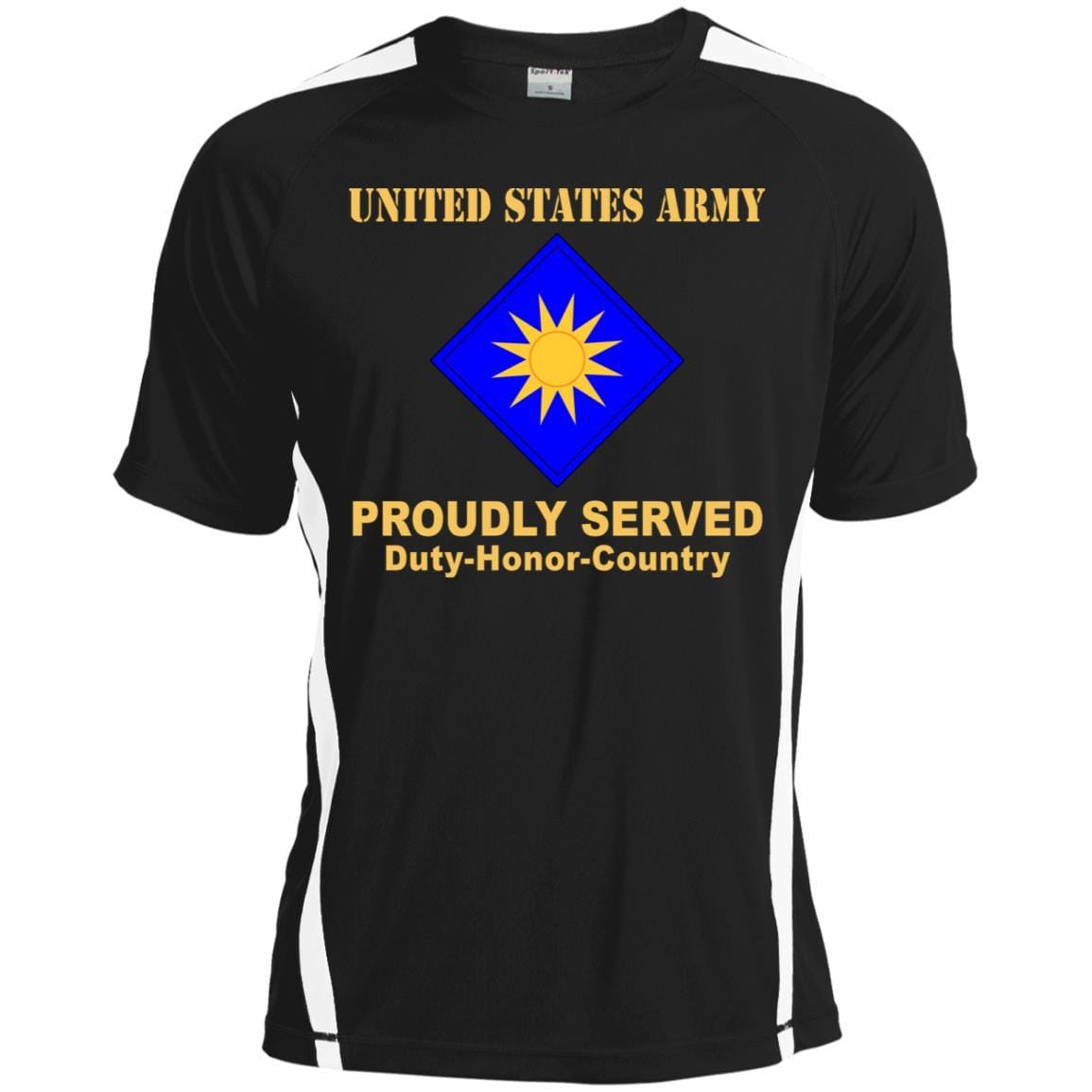 US ARMY 40TH INFANTRY DIVISION- Proudly Served T-Shirt On Front For Men-TShirt-Army-Veterans Nation