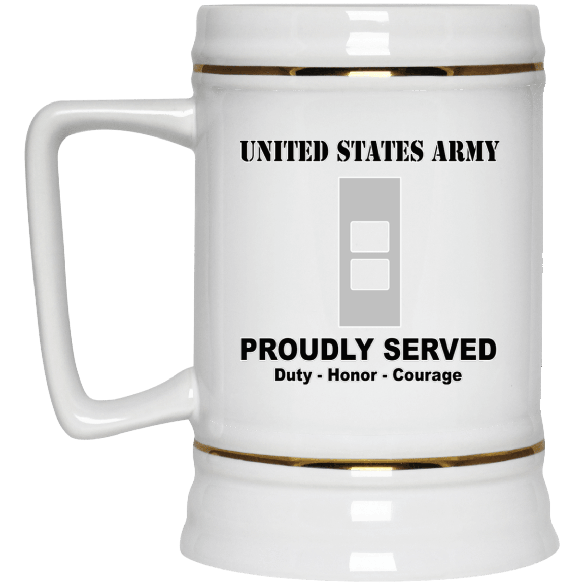 US Army W-2 Chief Warrant Officer 2 W2 CW2 Warrant Officer Ranks White Coffee Mug - Stainless Travel Mug-Mug-Army-Ranks-Veterans Nation