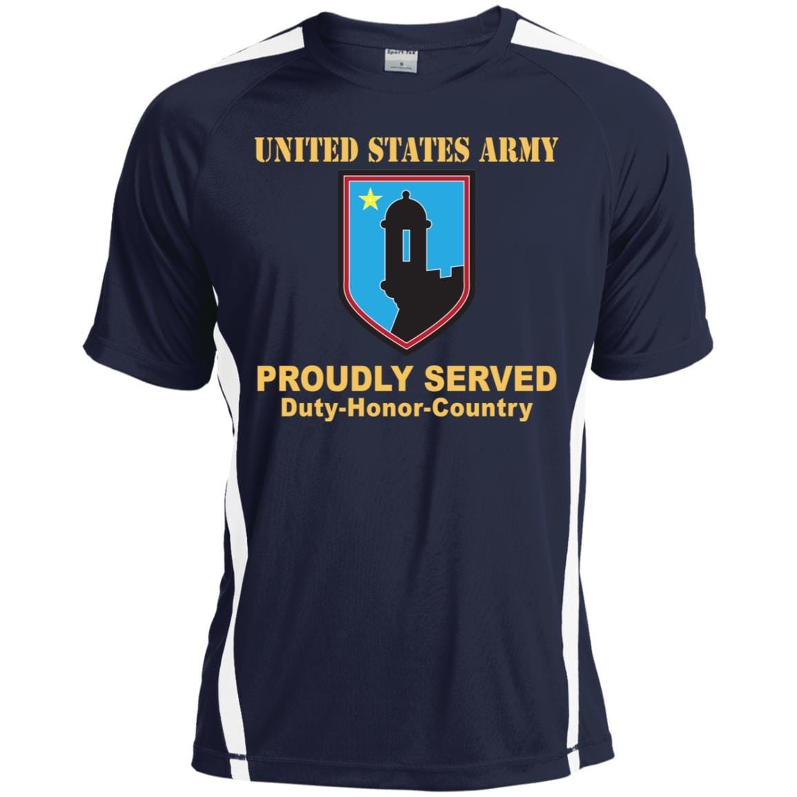 US ARMY 191 SUPPORT GROUP- Proudly Served T-Shirt On Front For Men-TShirt-Army-Veterans Nation