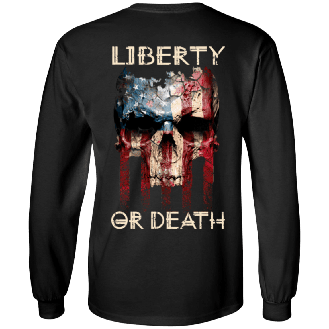 Military T-Shirt "Liberty Or Death"-TShirt-General-Veterans Nation