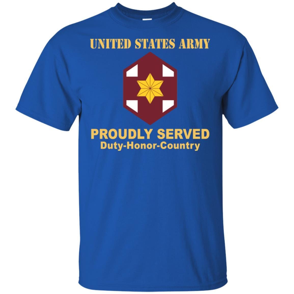 US ARMY 804 MEDICAL BRIGADE- Proudly Served T-Shirt On Front For Men-TShirt-Army-Veterans Nation