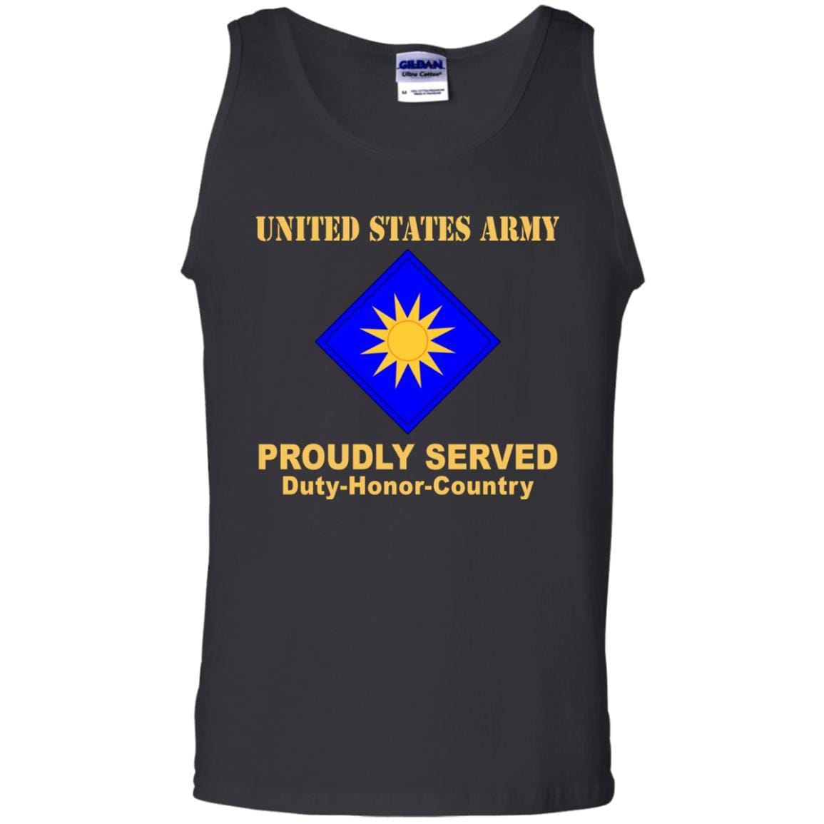 US ARMY 40TH INFANTRY DIVISION- Proudly Served T-Shirt On Front For Men-TShirt-Army-Veterans Nation