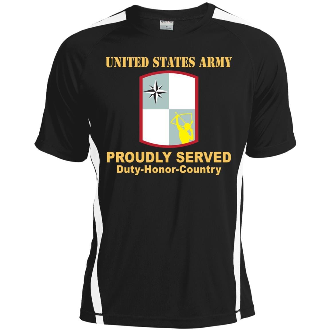 US ARMY 287 SUSTAINMENT BRIGADE- Proudly Served T-Shirt On Front For Men-TShirt-Army-Veterans Nation