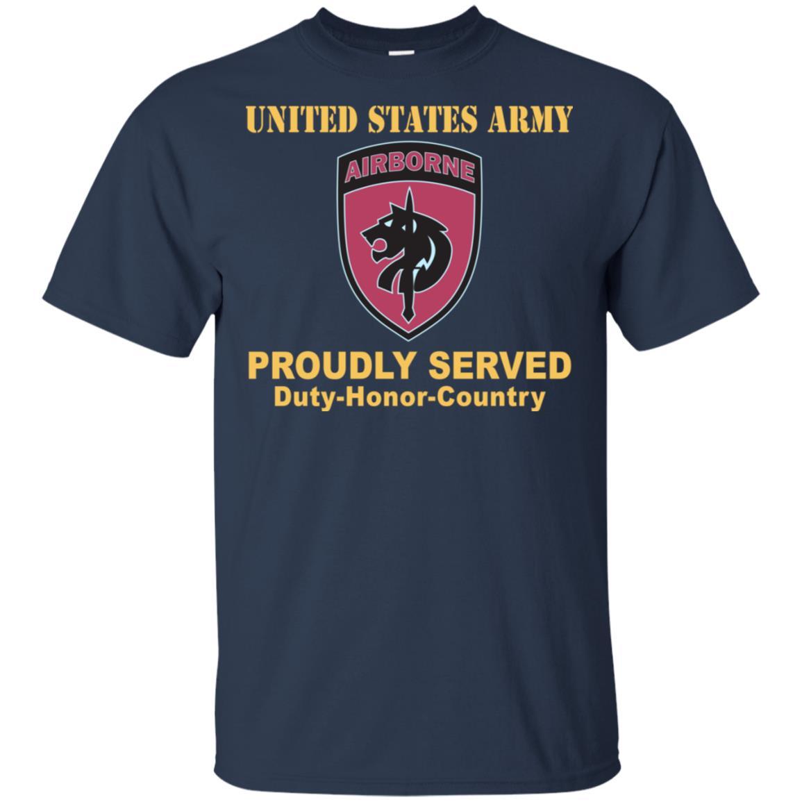 US ARMY SPECIAL OPERATIONS COMMAND AFRICA- Proudly Served T-Shirt On Front For Men-TShirt-Army-Veterans Nation