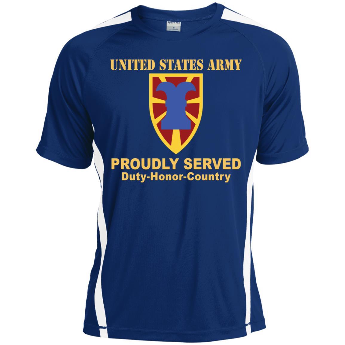 US ARMY 7TH TRANSPORTATION BRIGADE- Proudly Served T-Shirt On Front For Men-TShirt-Army-Veterans Nation