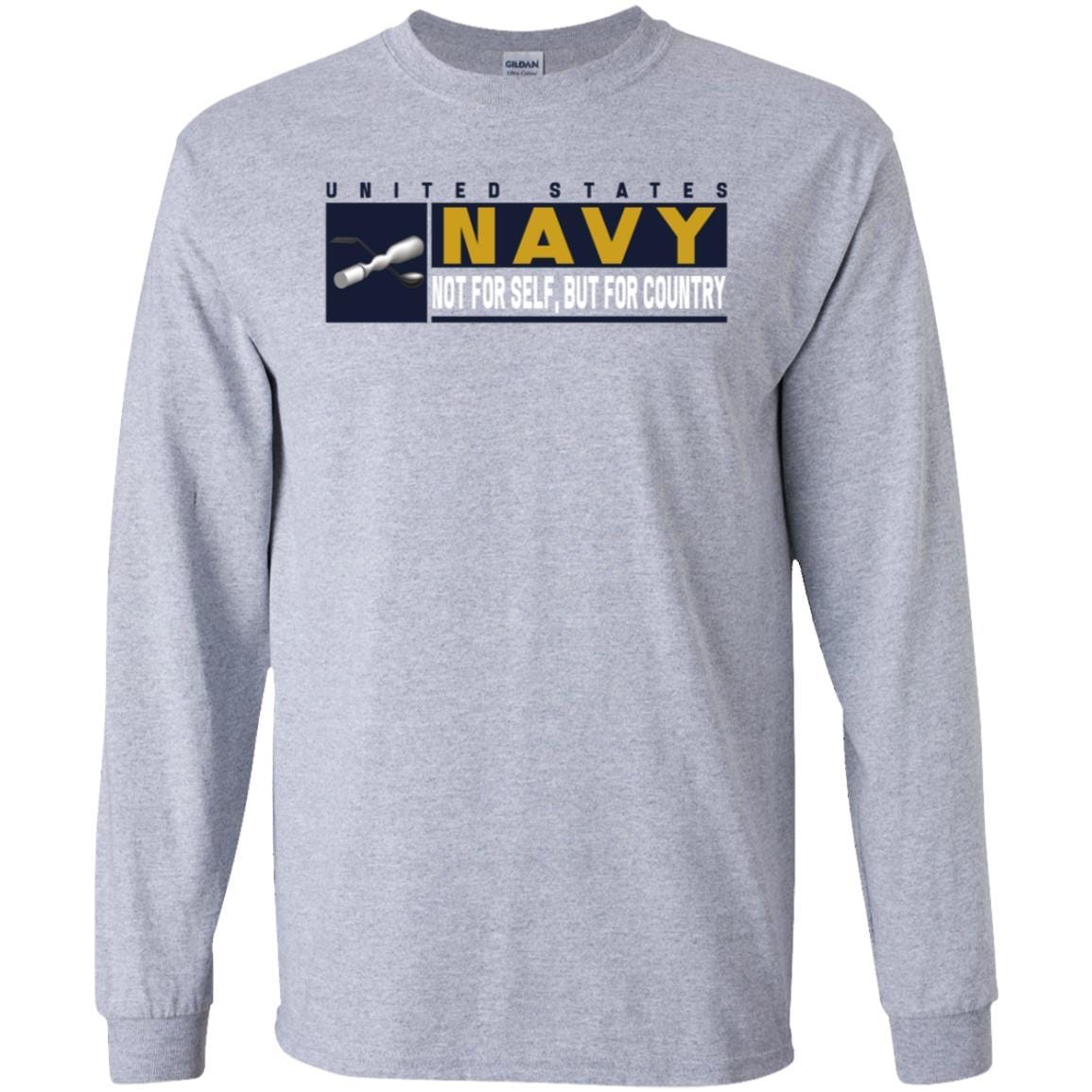 Navy Molder Navy ML- Not for self Long Sleeve - Pullover Hoodie-TShirt-Navy-Veterans Nation