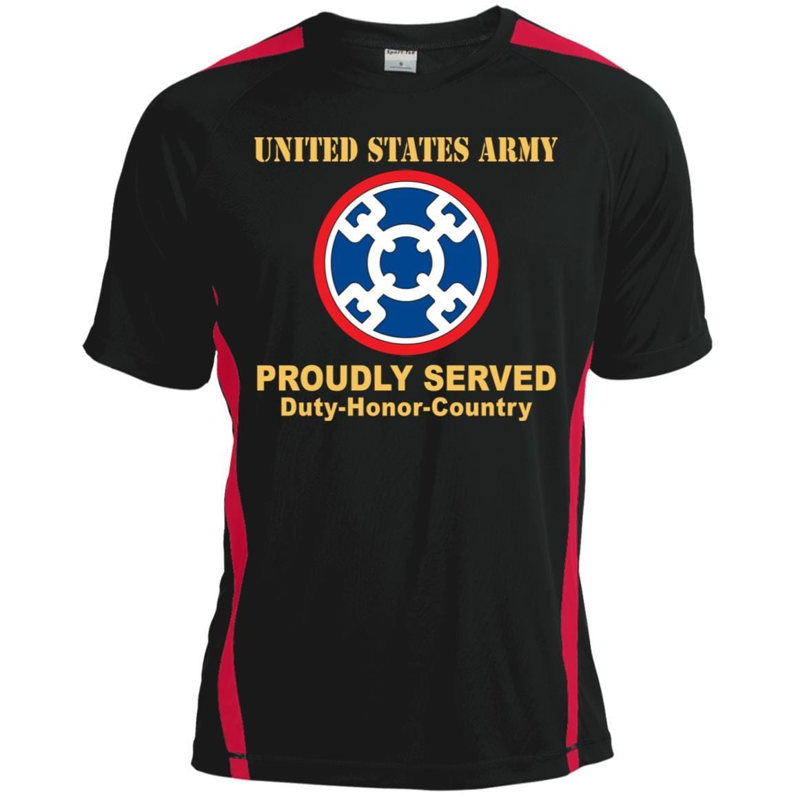 US ARMY 310TH SUSTAINMENT COMMAND- Proudly Served T-Shirt On Front For Men-TShirt-Army-Veterans Nation