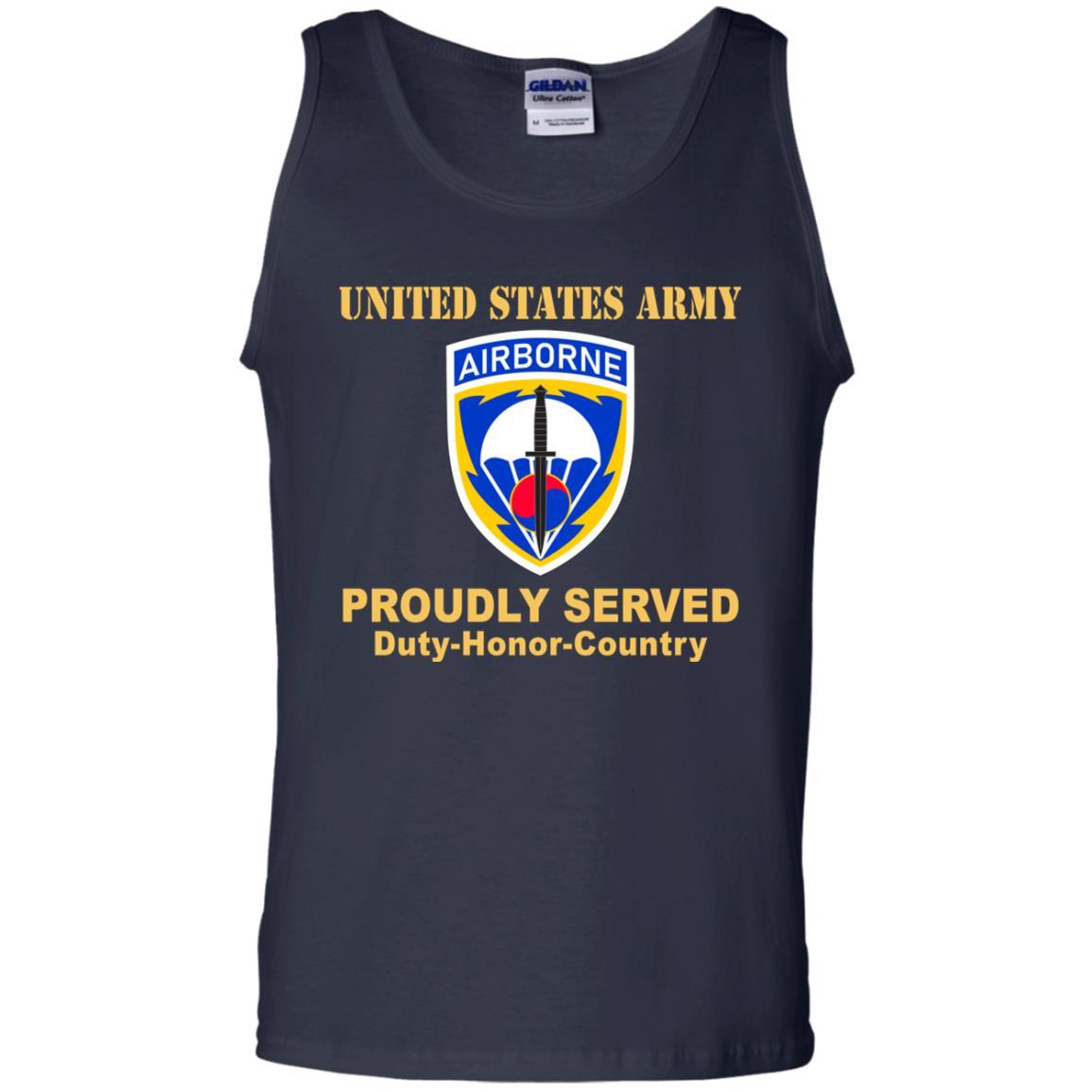 US ARMY SPECIAL OPERATIONS COMMAND KOREA- Proudly Served T-Shirt On Front For Men-TShirt-Army-Veterans Nation