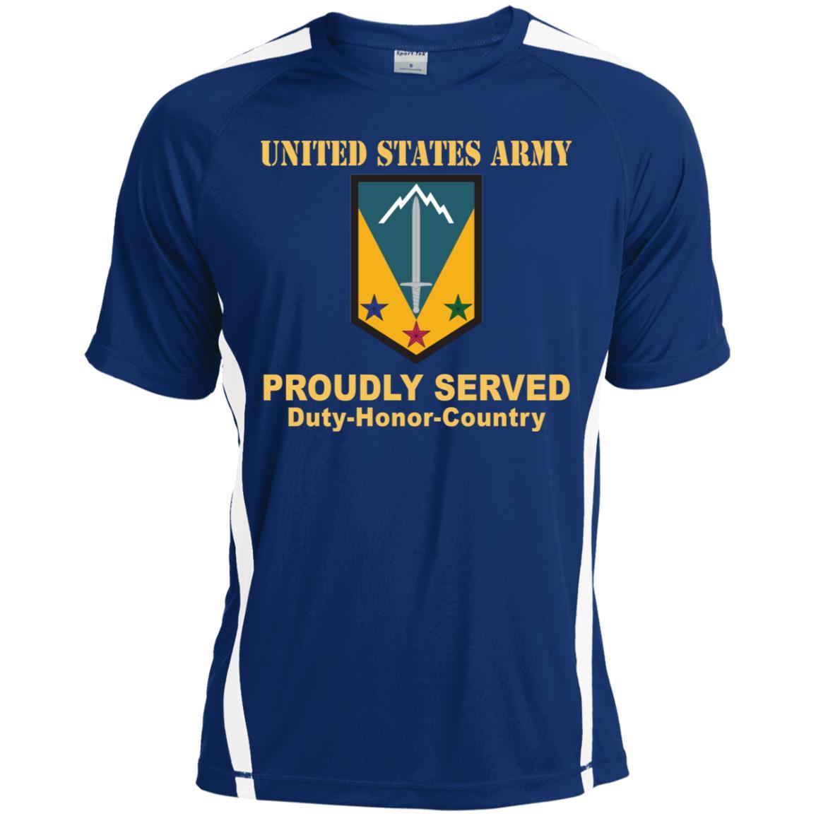 US ARMY 3RD MANEUVER ENHANCEMENT BRIGADE- Proudly Served T-Shirt On Front For Men-TShirt-Army-Veterans Nation