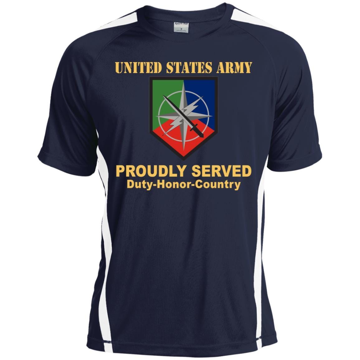 US ARMY 648 MANEUVER ENHANCEMENT BRIGADE- Proudly Served T-Shirt On Front For Men-TShirt-Army-Veterans Nation