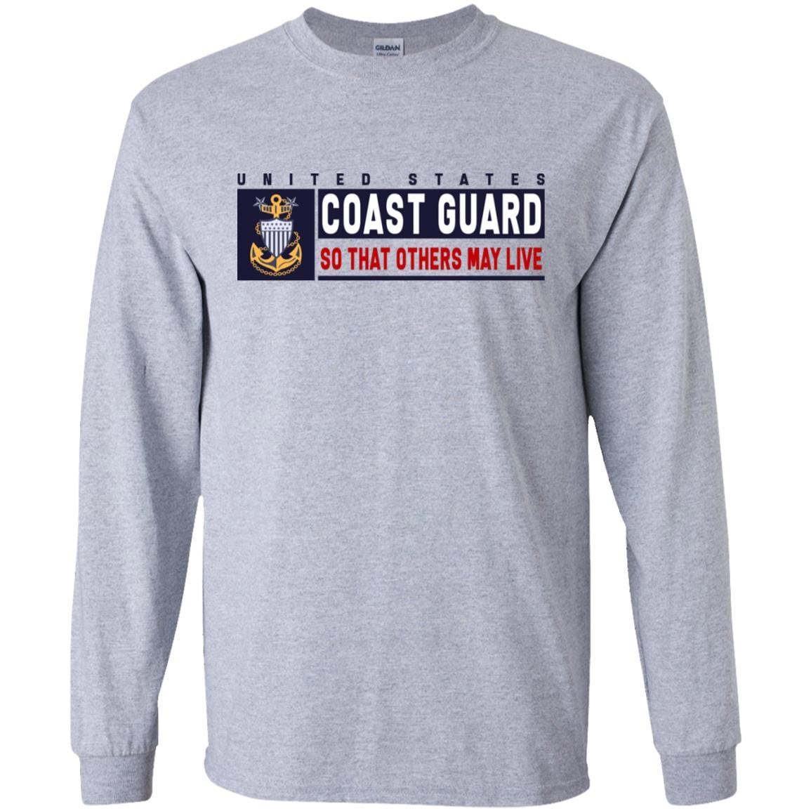 US Coast Guard E-9 So That Others May Live Long Sleeve - Pullover Hoodie-TShirt-USCG-Veterans Nation