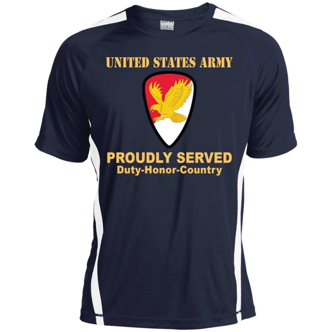 US ARMY 21ST CAVALRY BRIGADE- Proudly Served T-Shirt On Front For Men-TShirt-Army-Veterans Nation