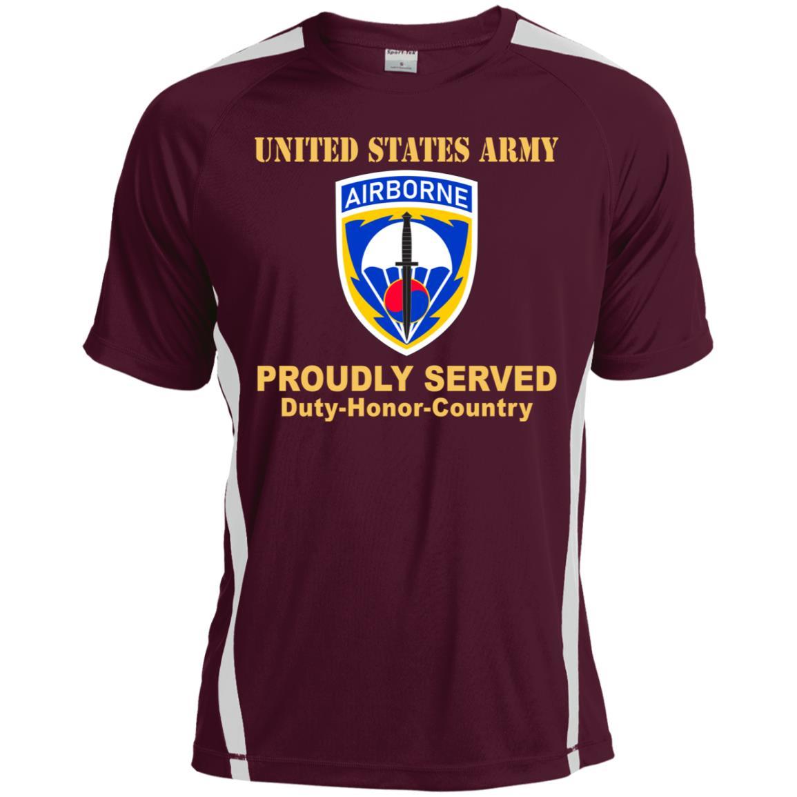 US ARMY SPECIAL OPERATIONS COMMAND KOREA- Proudly Served T-Shirt On Front For Men-TShirt-Army-Veterans Nation