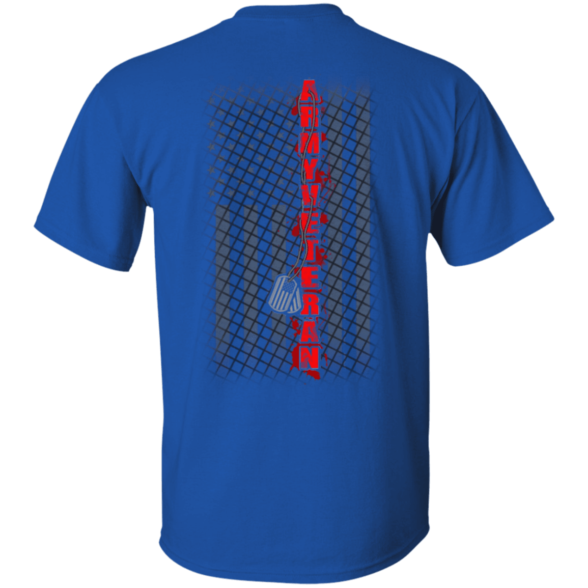 America Flag Army Veteran T Shirt-TShirt-Army-Veterans Nation