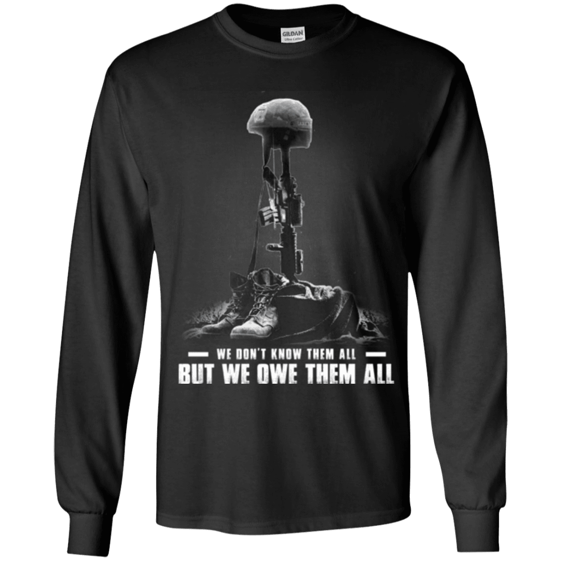 Military T-Shirt "Veteran - We Own Them All - Women" Front-TShirt-General-Veterans Nation