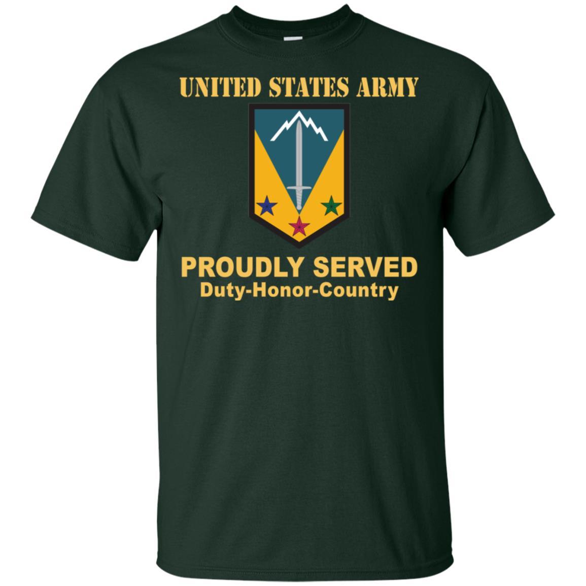 US ARMY 3RD MANEUVER ENHANCEMENT BRIGADE- Proudly Served T-Shirt On Front For Men-TShirt-Army-Veterans Nation