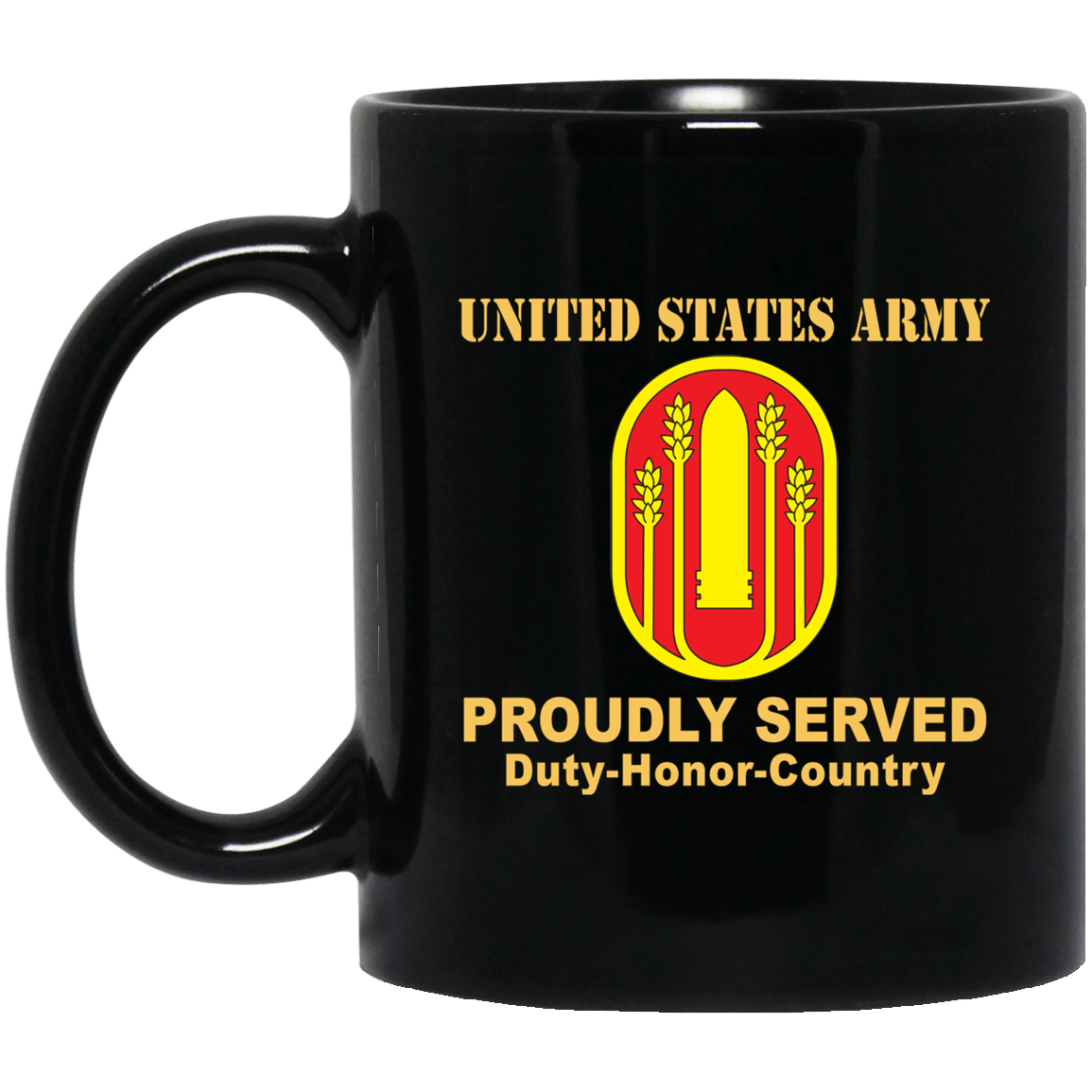 US ARMY 196 MANEUVER ENHANCEMENT BRIGADE- 11 oz - 15 oz Black Mug-Mug-Army-CSIB-Veterans Nation