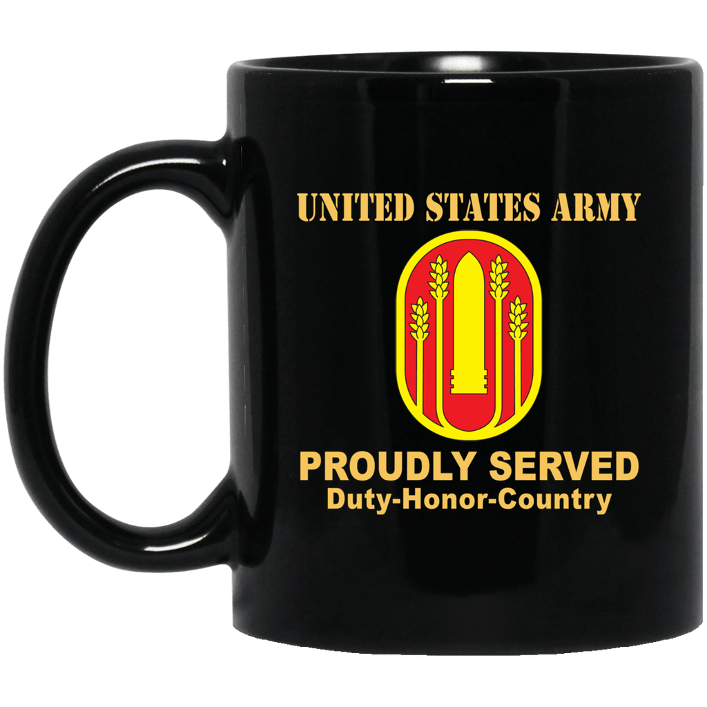 US ARMY 196 MANEUVER ENHANCEMENT BRIGADE- 11 oz - 15 oz Black Mug-Mug-Army-CSIB-Veterans Nation