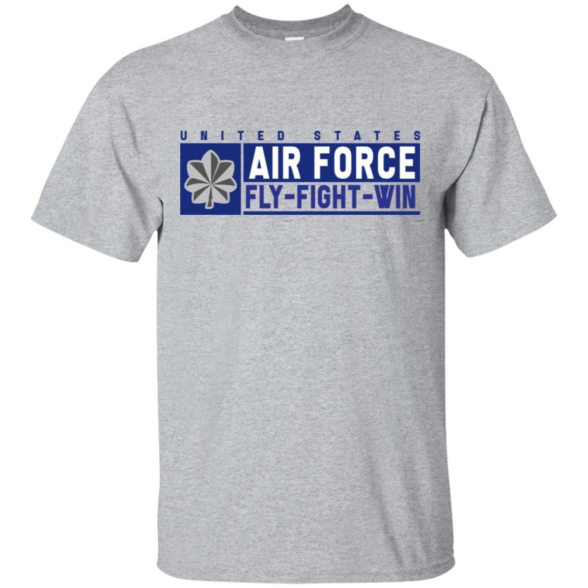 US Air Force O-5 Lieutenant Colonel Fly - Fight - Win T-Shirt On Front For Men-TShirt-USAF-Veterans Nation