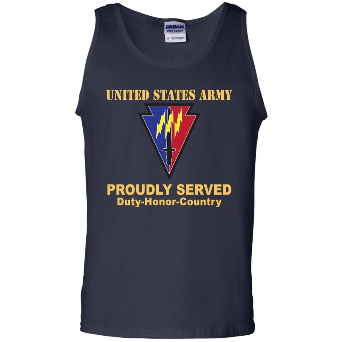 US ARMY 219TH BATTLEFIELD SURVEILLANCE- Proudly Served T-Shirt On Front For Men-TShirt-Army-Veterans Nation