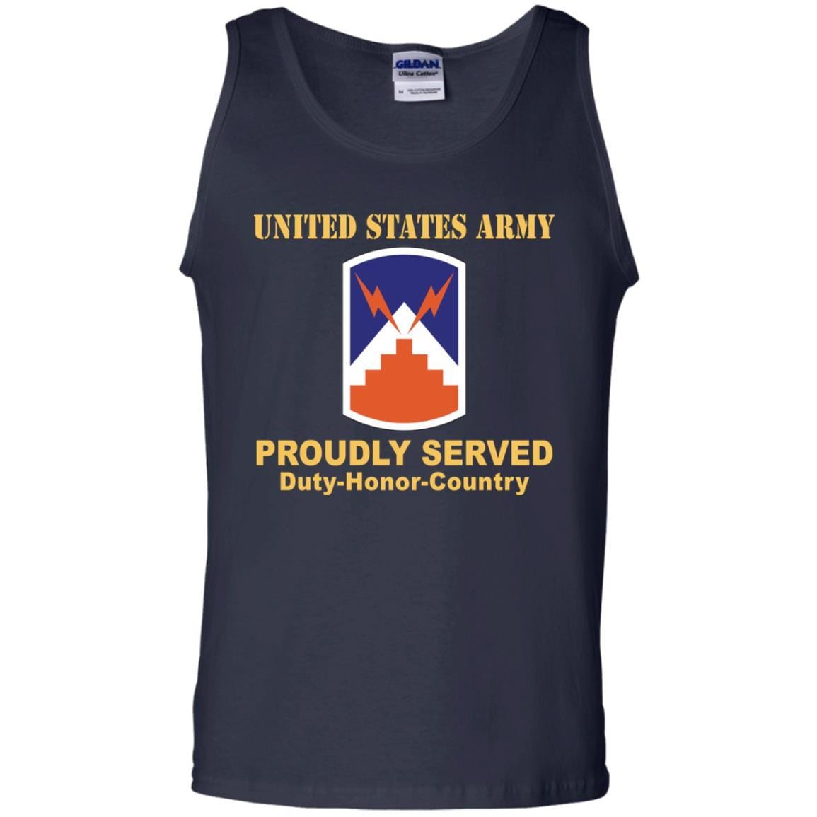 US ARMY 7TH SIGNAL BRIGADE- Proudly Served T-Shirt On Front For Men-TShirt-Army-Veterans Nation