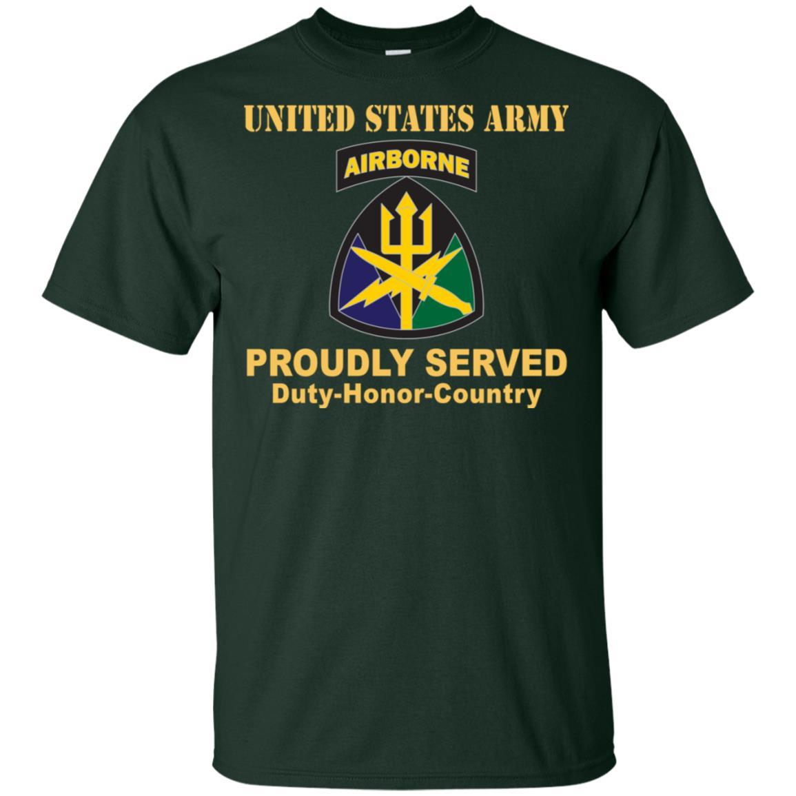 US ARMY SPECIAL OPERATIONS COMMAND JOINT FORCES- Proudly Served T-Shirt On Front For Men-TShirt-Army-Veterans Nation