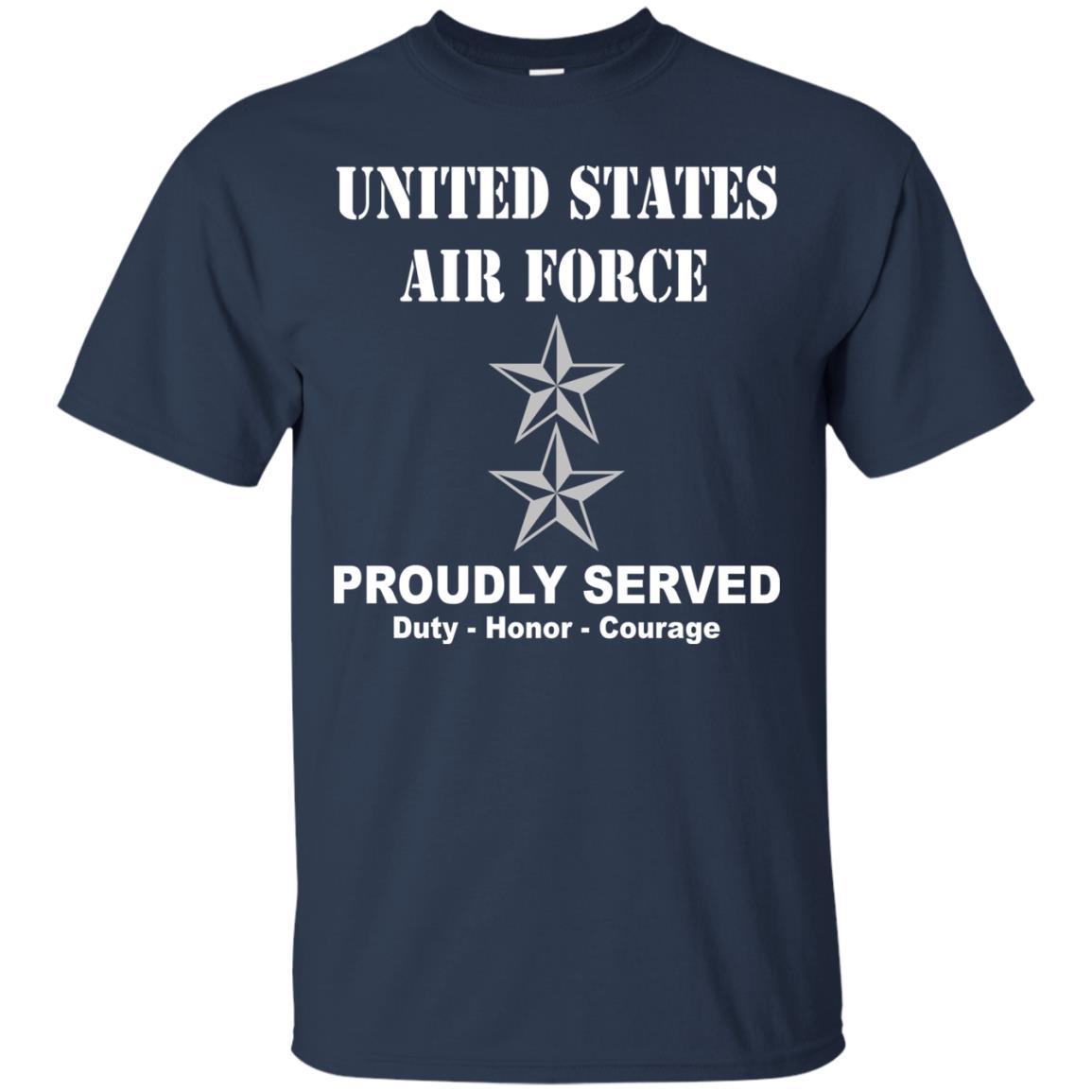 US Air Force O-8 Major General Maj G O8 General Officer Ranks Men Front T Shirt For Air Force-TShirt-USAF-Veterans Nation