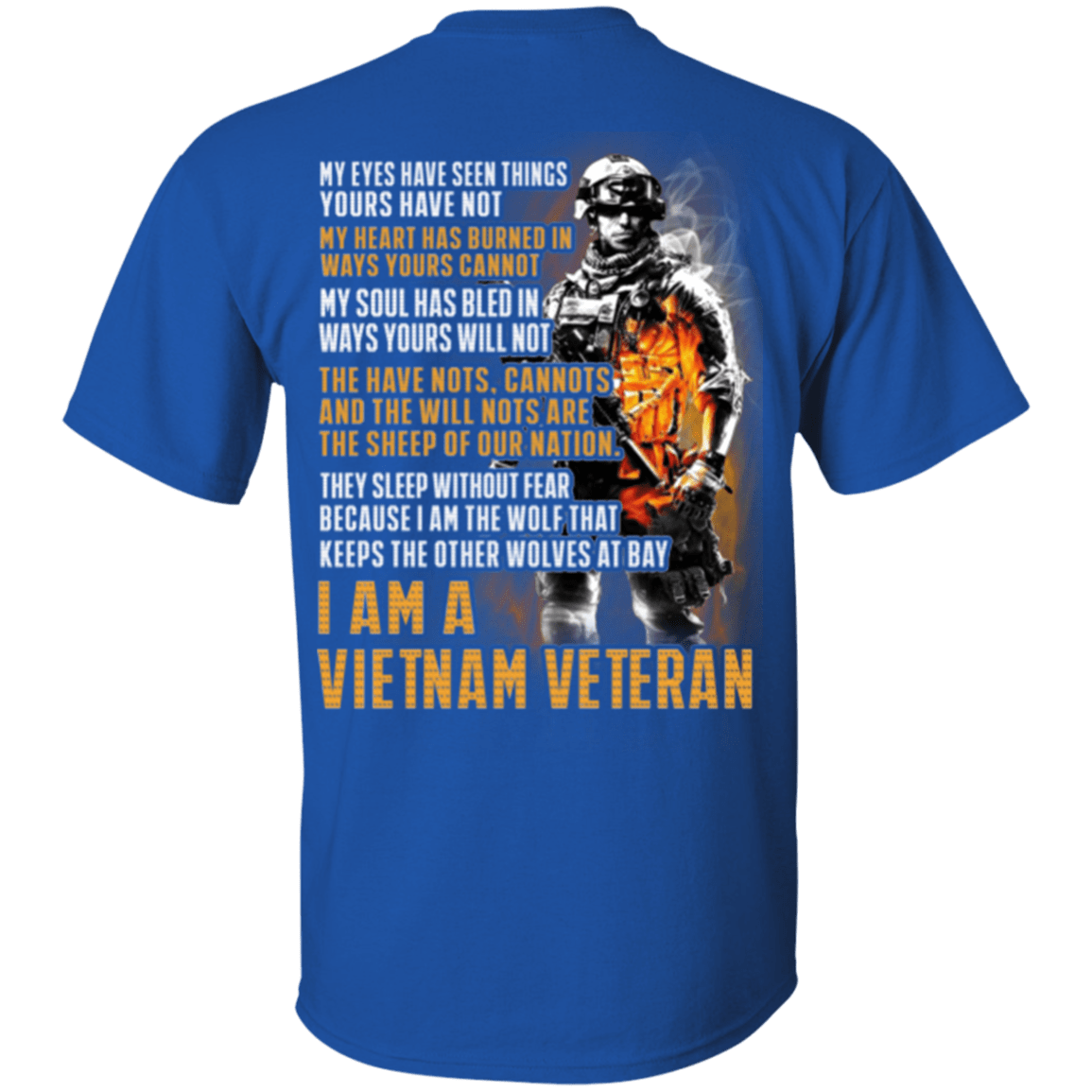 Military T-Shirt "I Am Vietnam Veteran"-TShirt-General-Veterans Nation