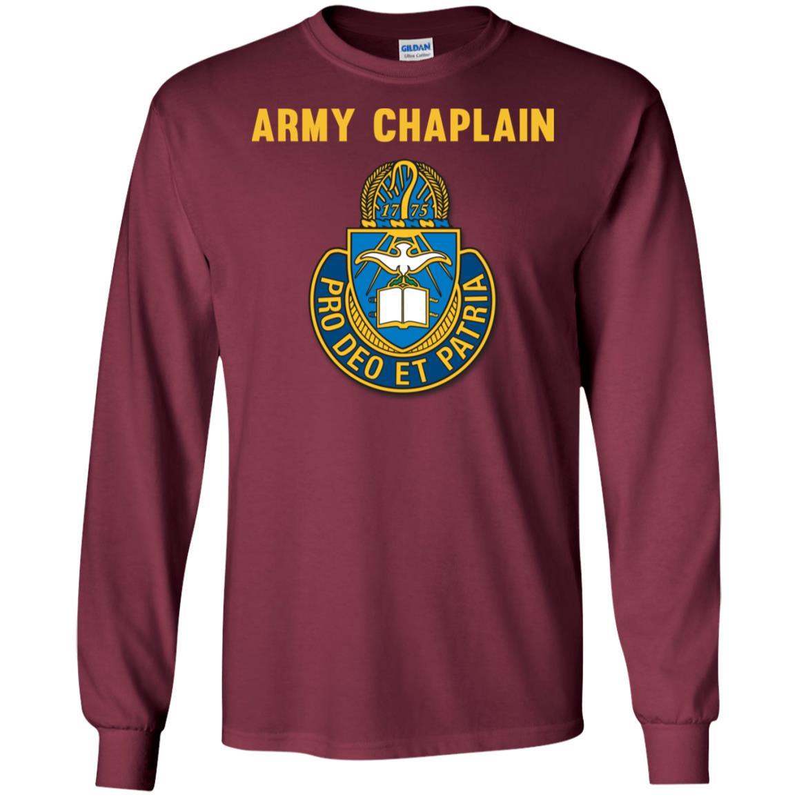 US Army Chaplain T-Shirt For Men On Front-TShirt-Army-Veterans Nation
