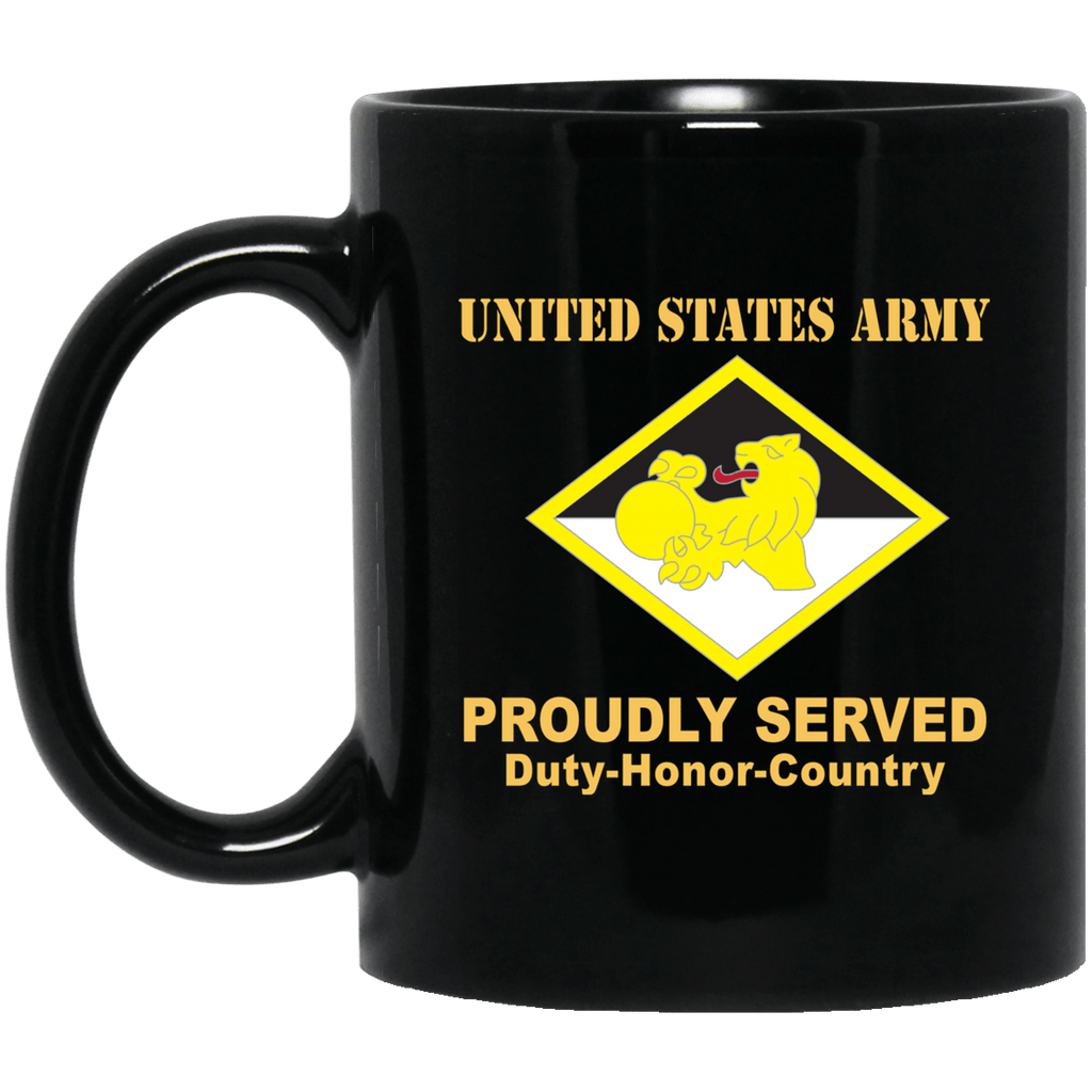 US ARMY 266TH FINANCE COMMAND- 11 oz - 15 oz Black Mug-Mug-Army-CSIB-Veterans Nation