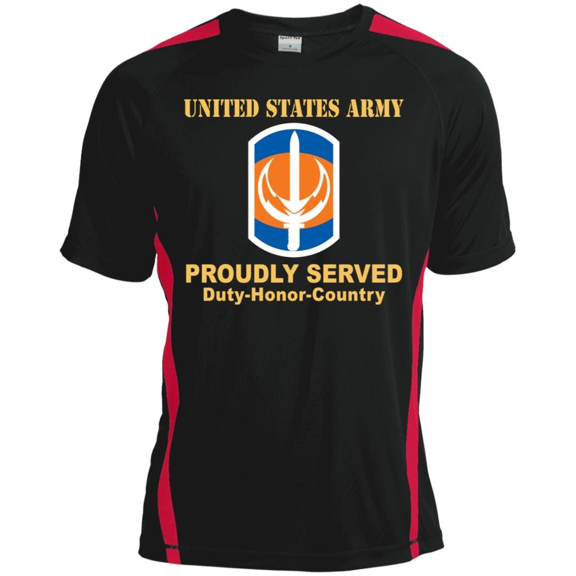 US ARMY 228 SIGNAL BRIGADE- Proudly Served T-Shirt On Front For Men-TShirt-Army-Veterans Nation