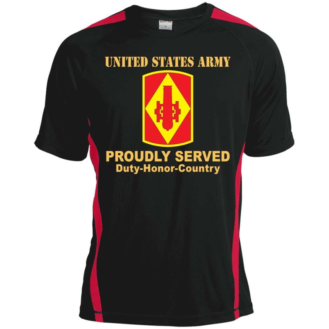 US ARMY 75TH FIRES BRIGADE - Proudly Served T-Shirt On Front For Men-TShirt-Army-Veterans Nation