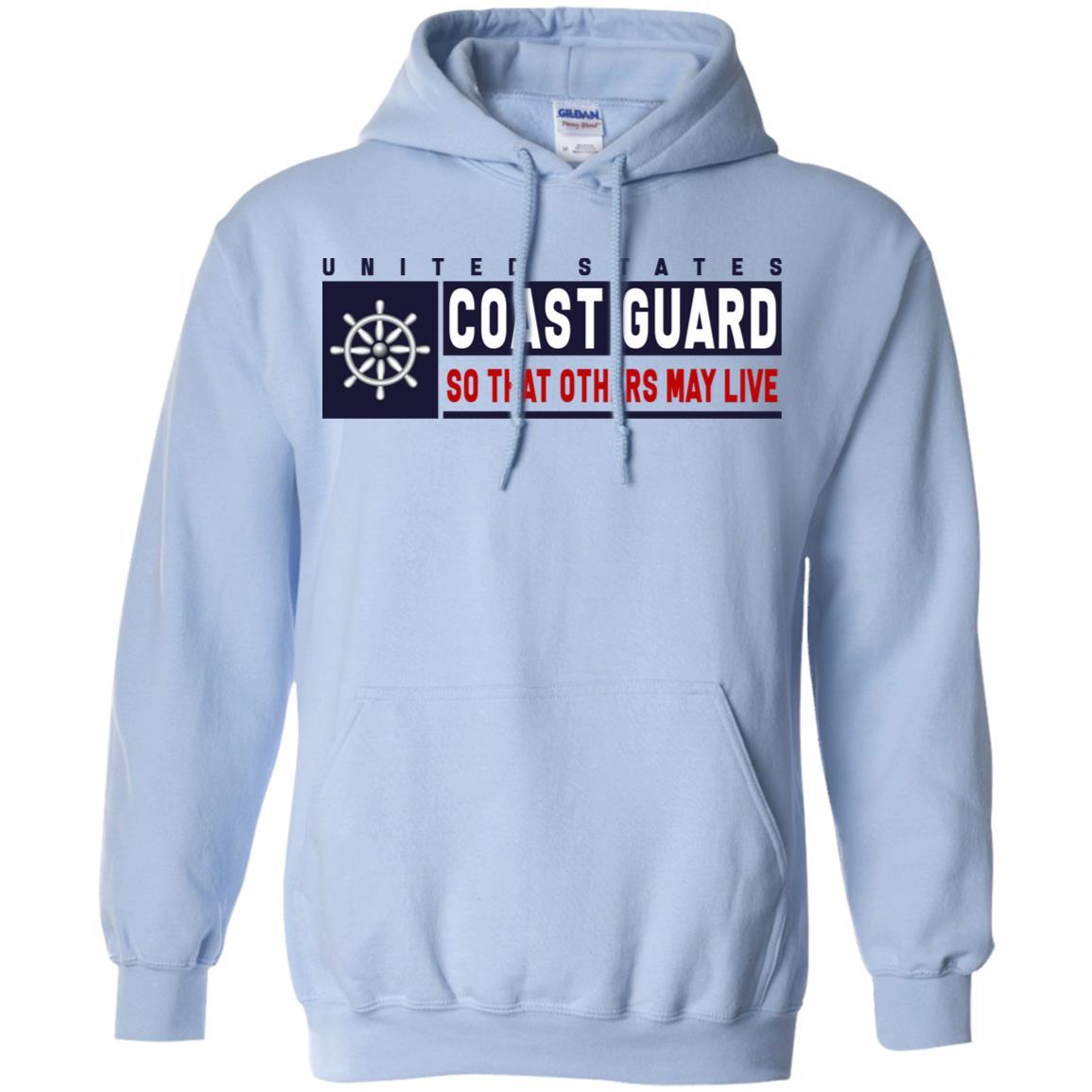 US Coast Guard Quartermaster QM Logo- So that others may live Long Sleeve - Pullover Hoodie-TShirt-USCG-Veterans Nation