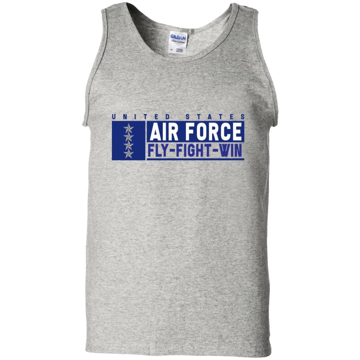 US Air Force O-10 General Fly - Fight - Win T-Shirt On Front For Men-TShirt-USAF-Veterans Nation